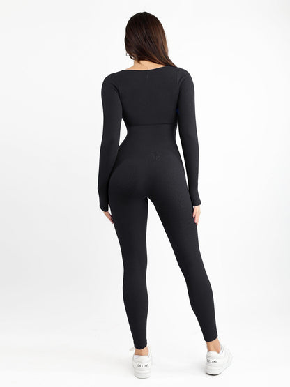 Athlete Body-Sculpting Longsleeve Unitard