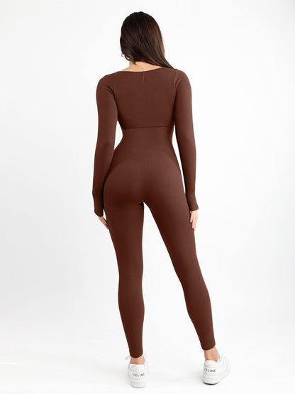 Athlete Body-Sculpting Longsleeve Unitard