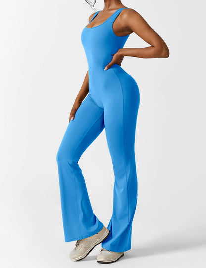 Nova Open-Back Flare Jumpsuit