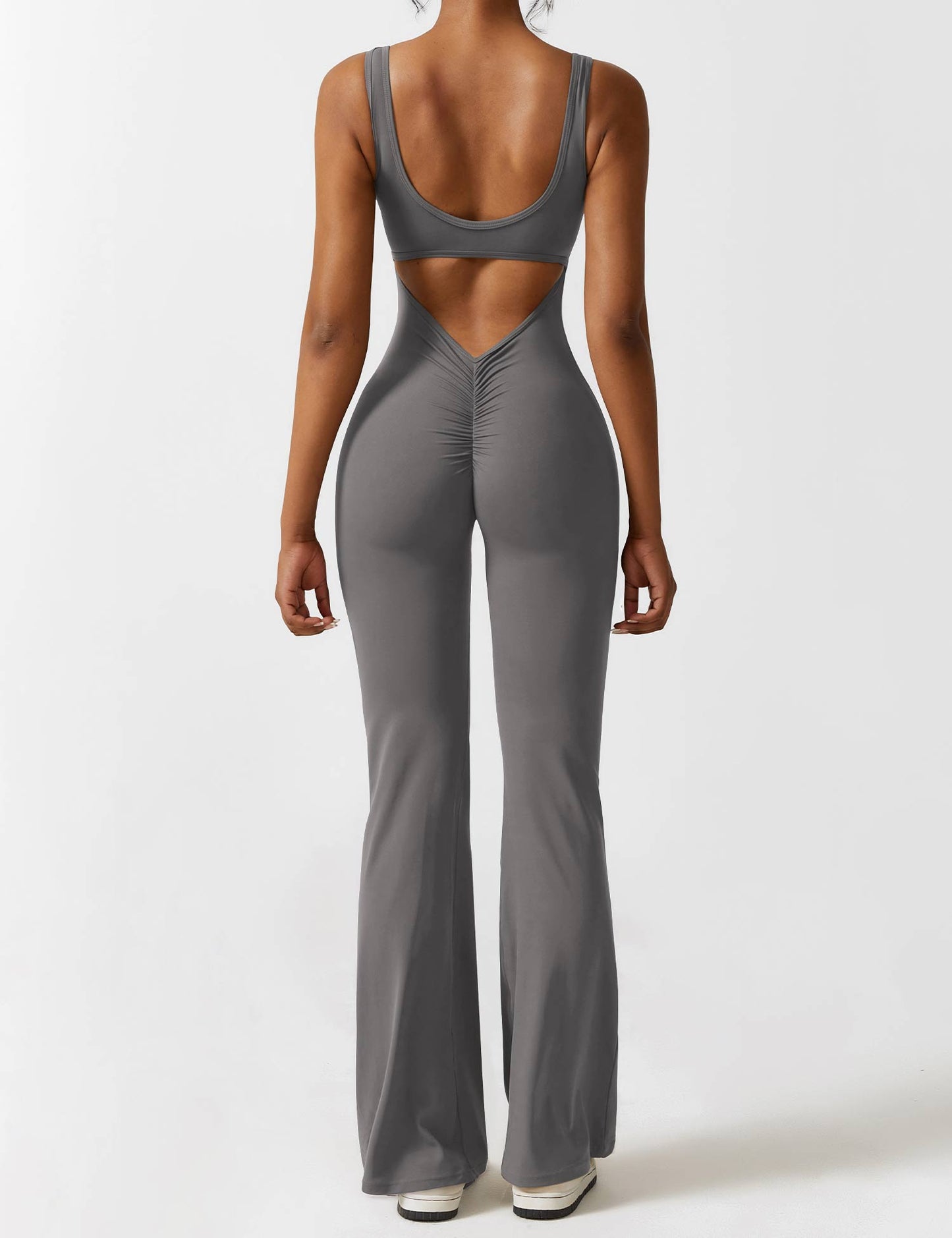 Nova Open-Back Flare Jumpsuit