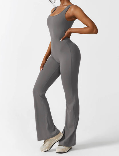 Nova Open-Back Flare Jumpsuit
