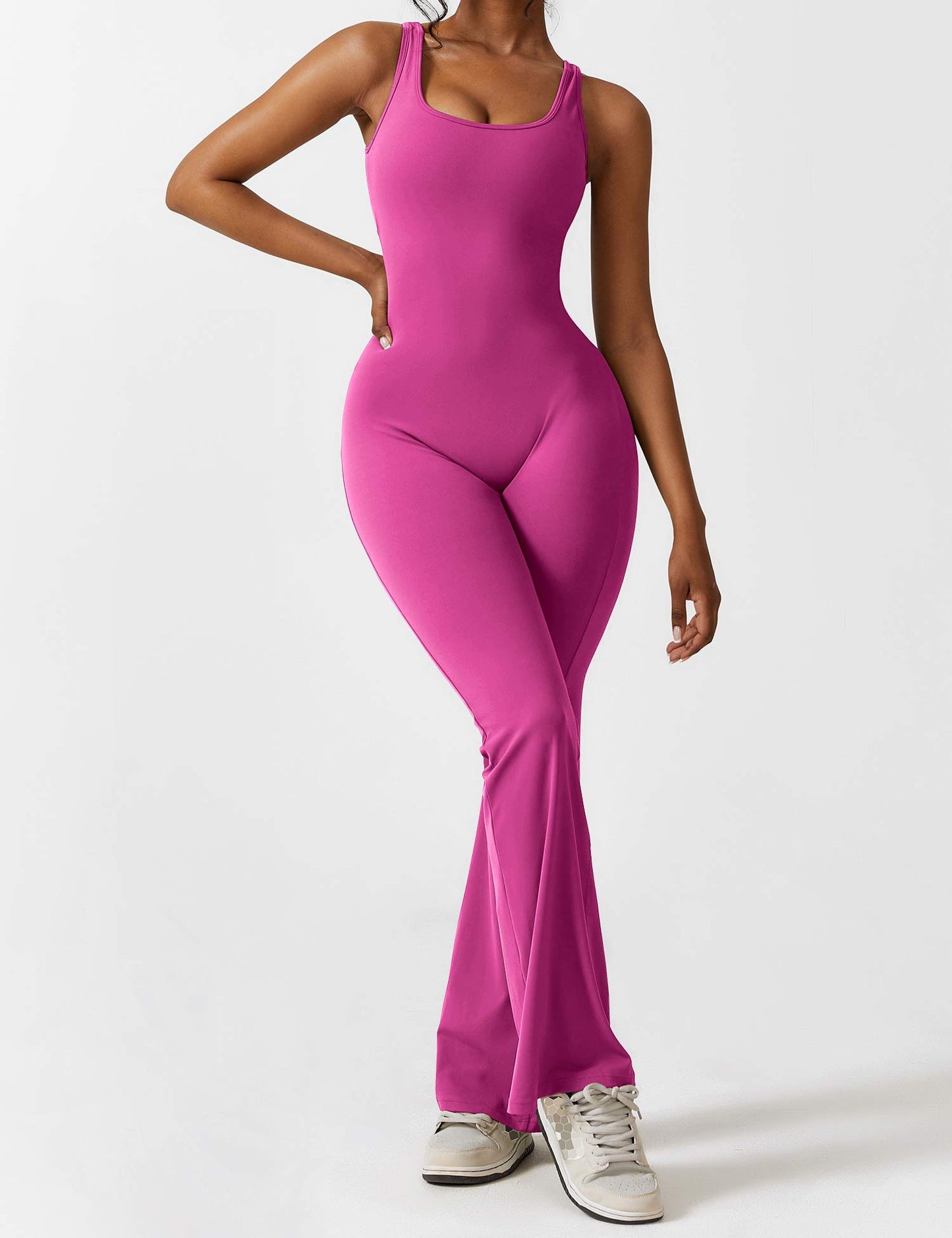 Nova Open-Back Flare Jumpsuit