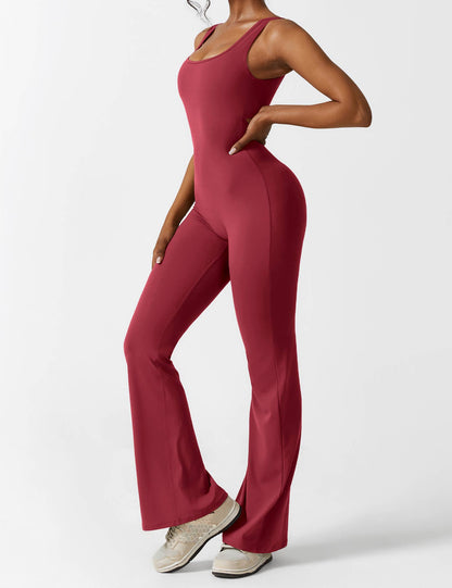 Nova Open-Back Flare Jumpsuit
