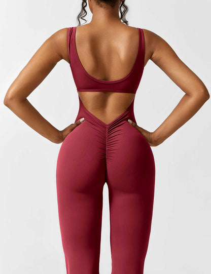 Nova Open-Back Flare Jumpsuit